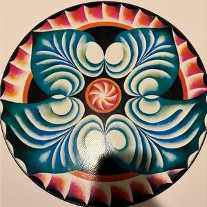 Copy of the Hypatia plate from Judy Chicago’s iconic Dinner Party.